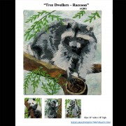 Tree Dweller Racoon Quilt Pattern